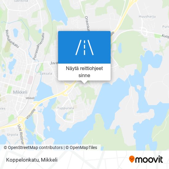 Koppelonkatu kartta