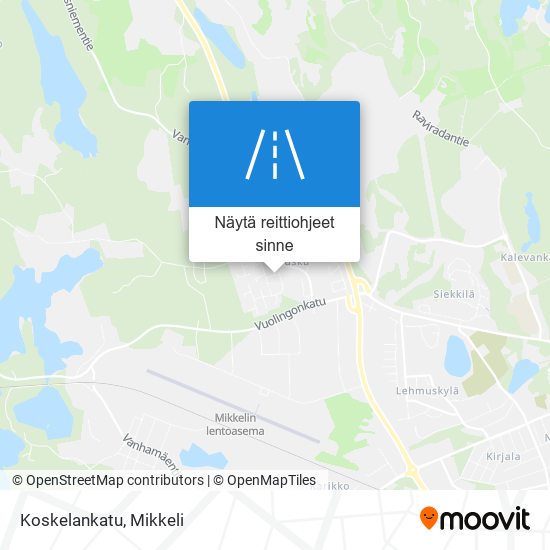 Koskelankatu kartta