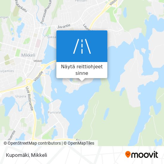 Kupomäki kartta