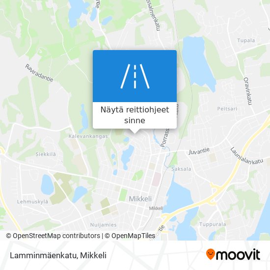 Lamminmäenkatu kartta