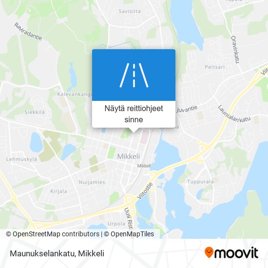 Maunukselankatu kartta