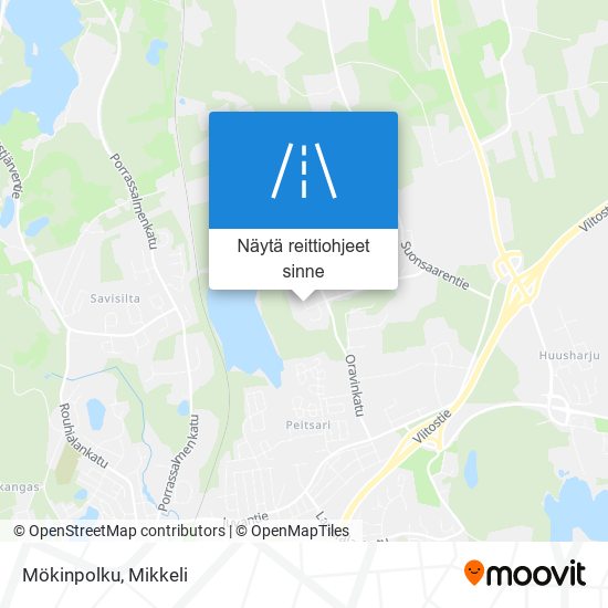 Mökinpolku kartta