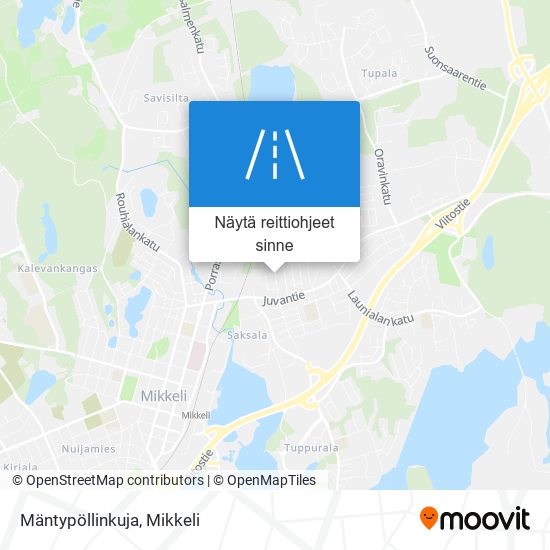 Mäntypöllinkuja kartta