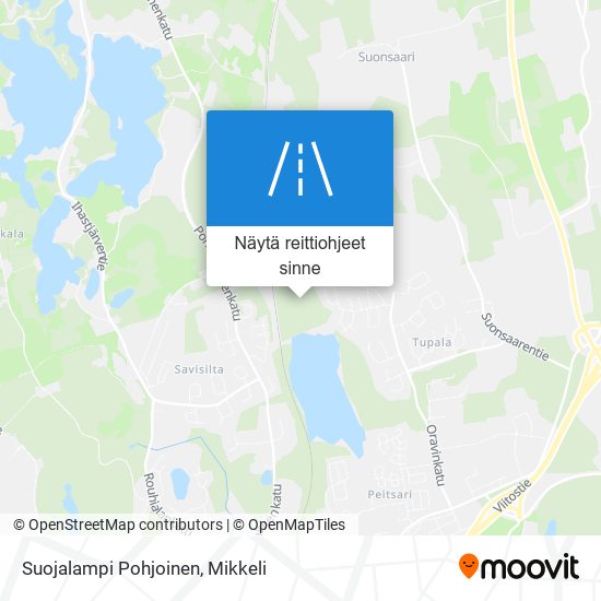 Suojalampi Pohjoinen kartta