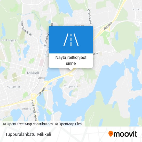 Tuppuralankatu kartta