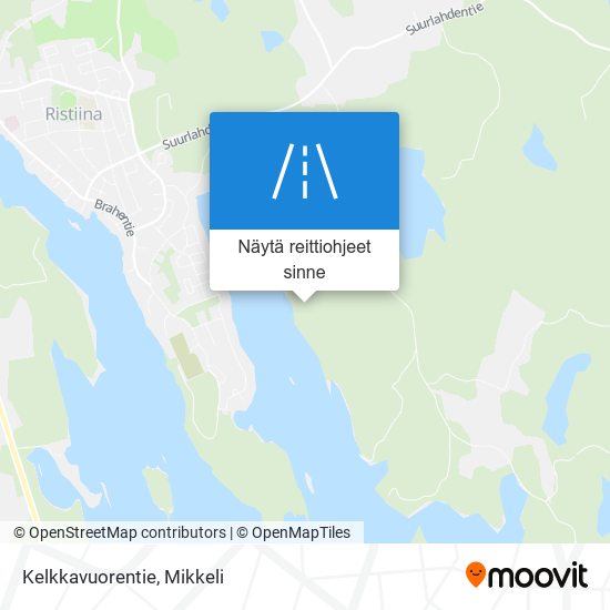 Kelkkavuorentie kartta