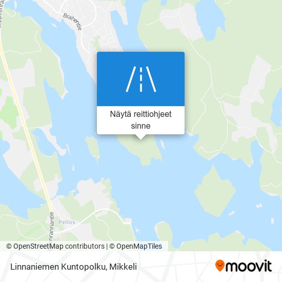 Linnaniemen Kuntopolku kartta