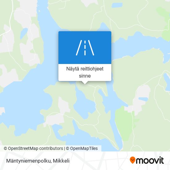 Mäntyniemenpolku kartta