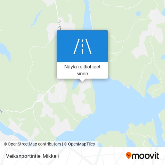 Veikanportintie kartta