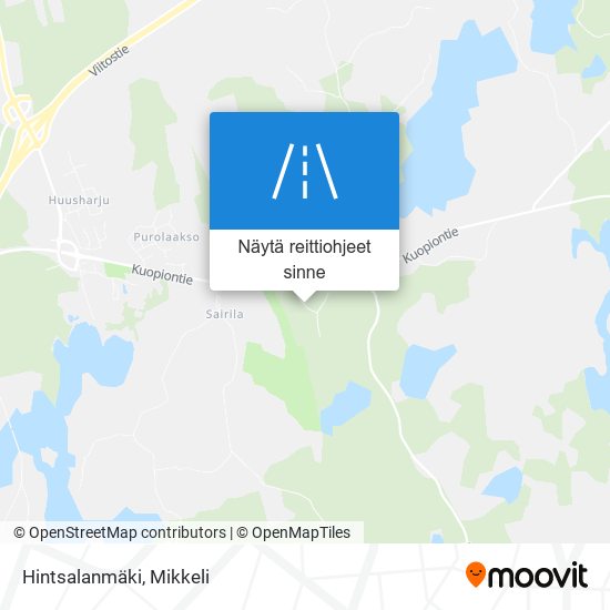 Hintsalanmäki kartta