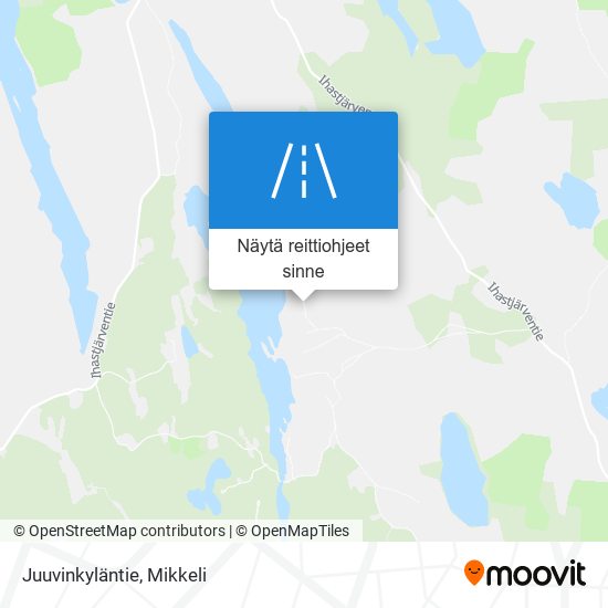 Juuvinkyläntie kartta