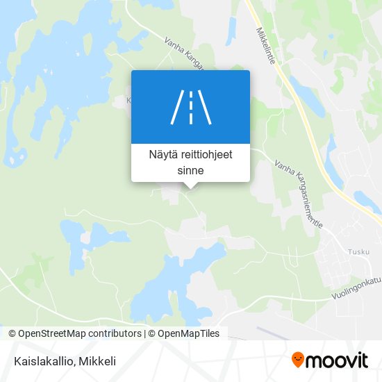 Kaislakallio kartta