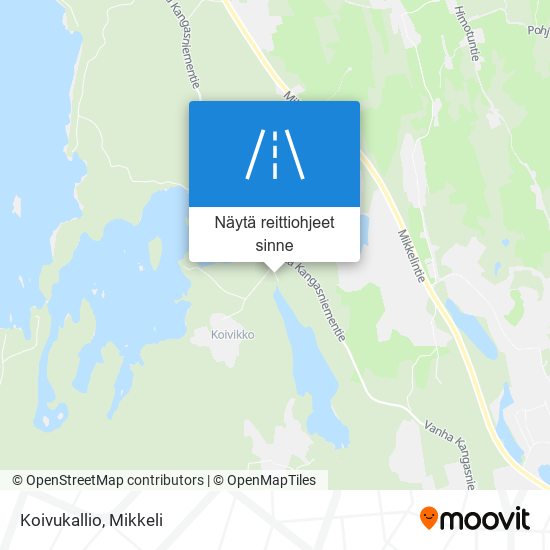 Koivukallio kartta