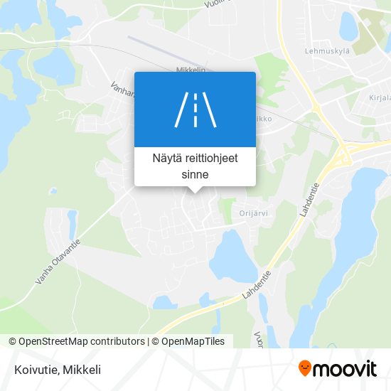 Koivutie kartta