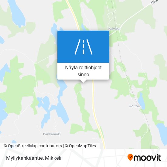 Myllykankaantie kartta