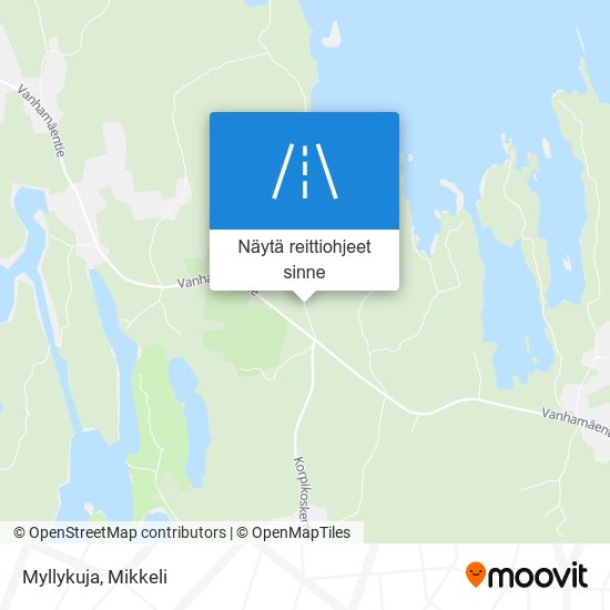 Myllykuja kartta