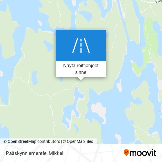 Pääskynniementie kartta