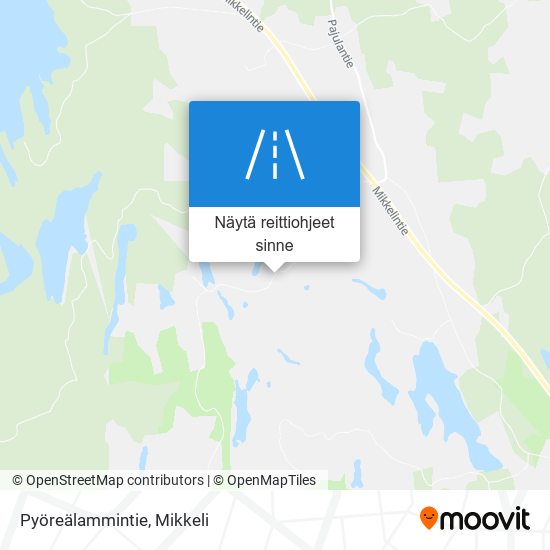 Pyöreälammintie kartta