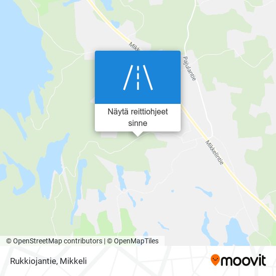 Rukkiojantie kartta