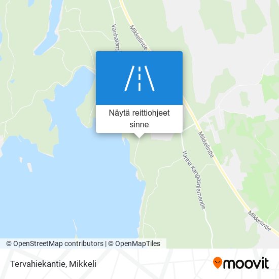 Tervahiekantie kartta