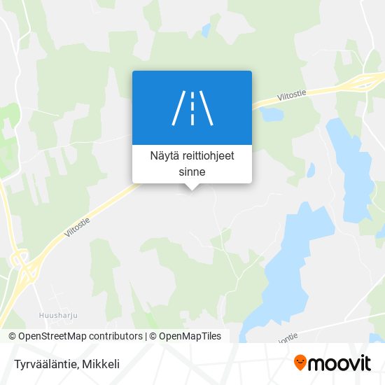 Tyrvääläntie kartta