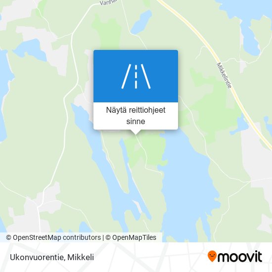 Ukonvuorentie kartta