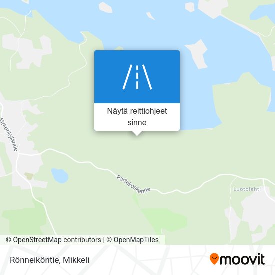 Rönneiköntie kartta