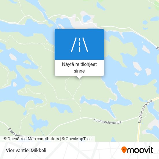 Vieriväntie kartta