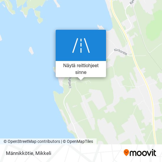 Männikkötie kartta