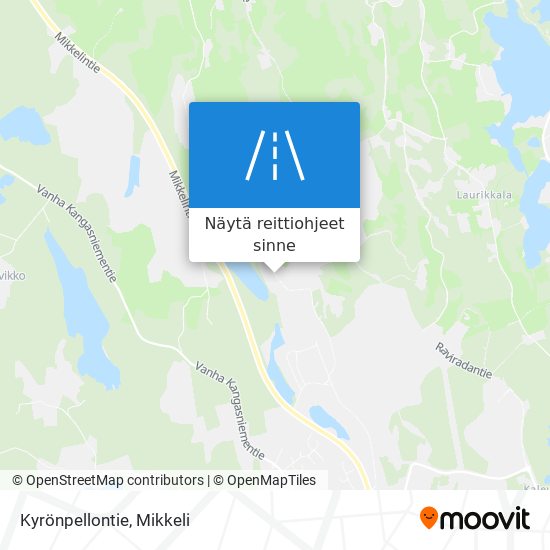 Kyrönpellontie kartta