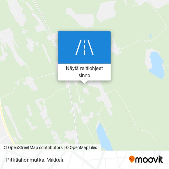 Pitkäahonmutka kartta