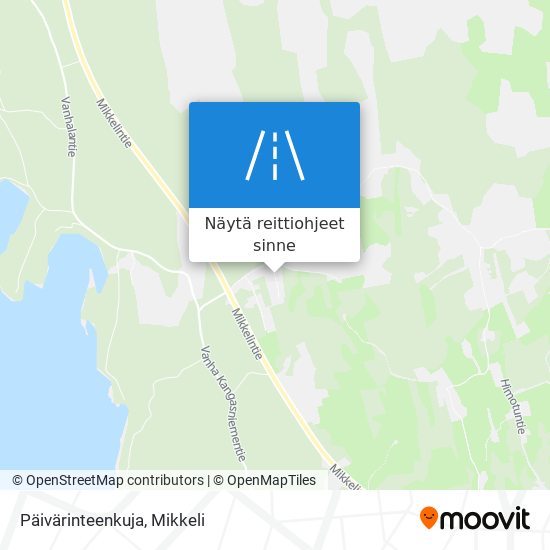 Päivärinteenkuja kartta