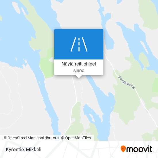 Kyröntie kartta