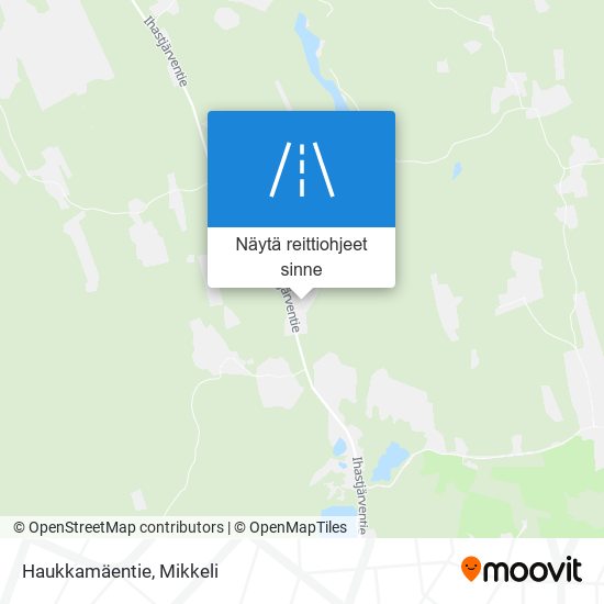 Haukkamäentie kartta