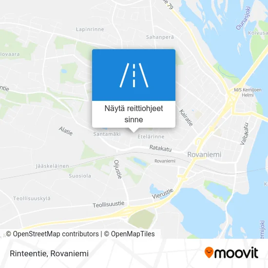 Rinteentie kartta