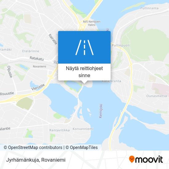 Jyrhämänkuja kartta