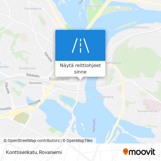 Konttisenkatu kartta