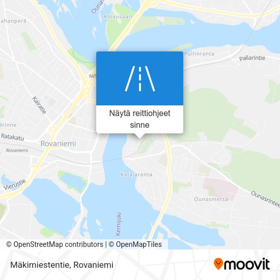 Mäkimiestentie kartta