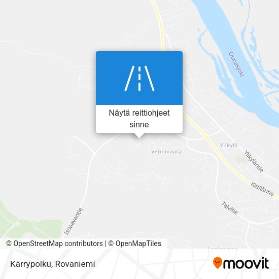 Kärrypolku kartta