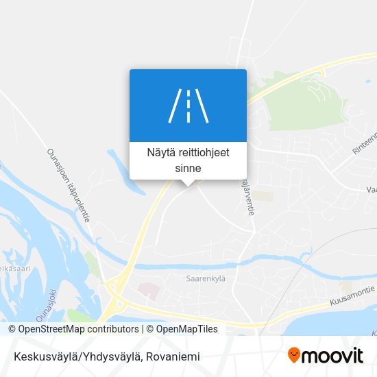 Keskusväylä/Yhdysväylä kartta