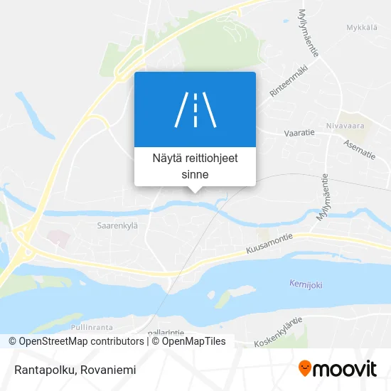 Rantapolku kartta