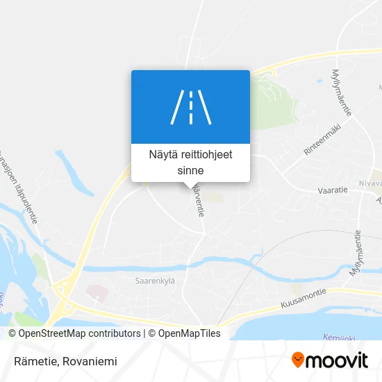 Rämetie kartta