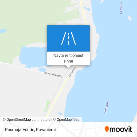 Pasmajärventie kartta