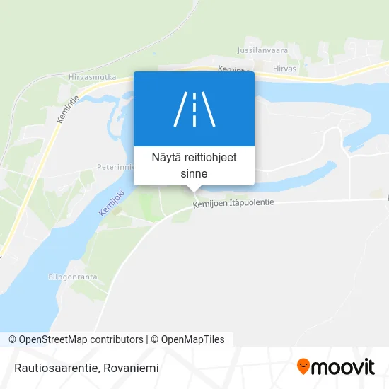 Rautiosaarentie kartta