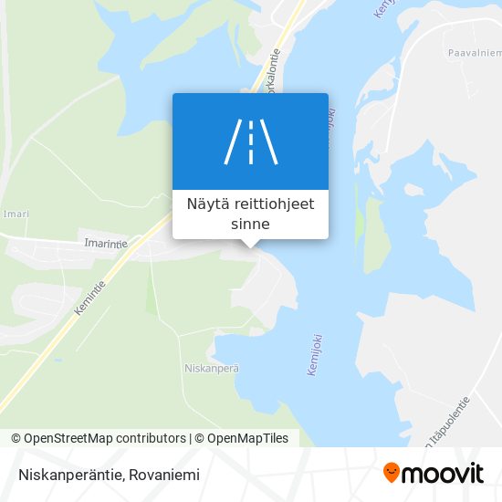 Niskanperäntie kartta