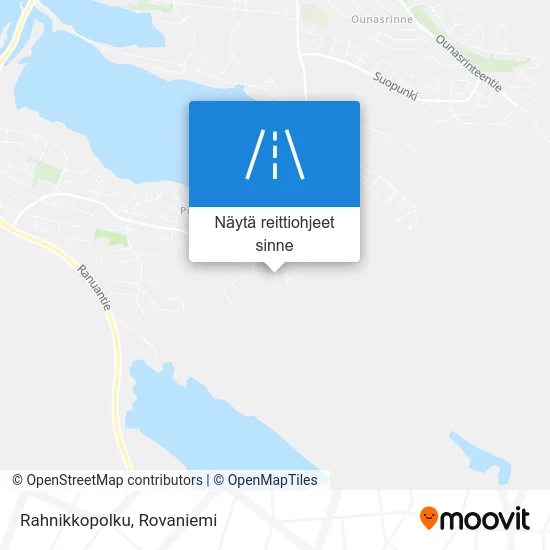 Rahnikkopolku kartta