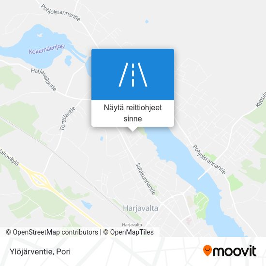 Ylöjärventie kartta