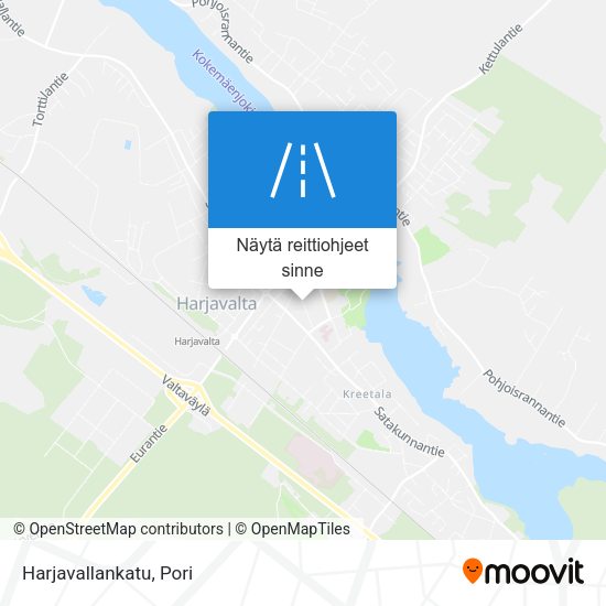 Harjavallankatu kartta