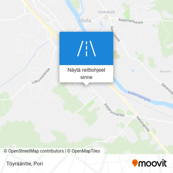 Töyrääntie kartta