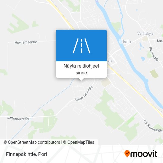 Finnepäkintie kartta